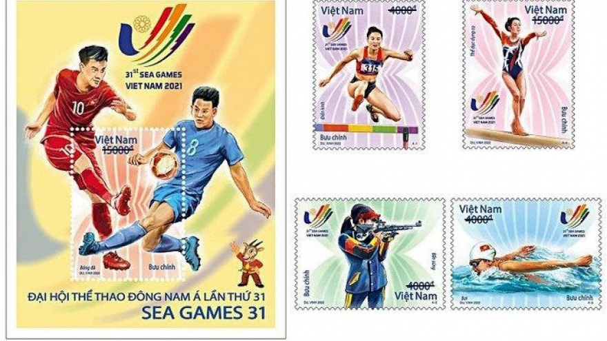 Vietnam releases special stamps to welcome SEA Games